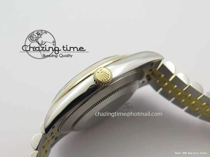 Best AAA Replica Sites On Dial Noob Silver Jubilee YG 126303 A 41mm Wrapped 1:1 Compact SS YG 3764 Bracelet Best Edition DateJust 0116